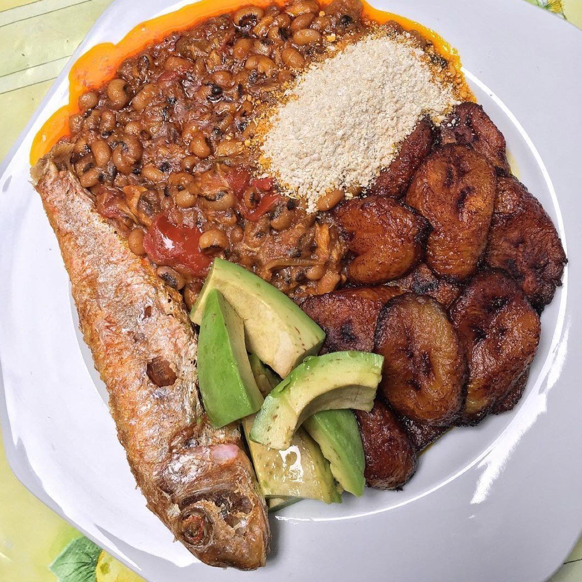Ghanaian beans dish